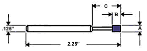 .125" SHANK MANDREL 