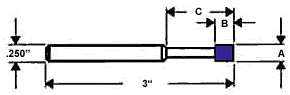 .250 SHANK MANDREL